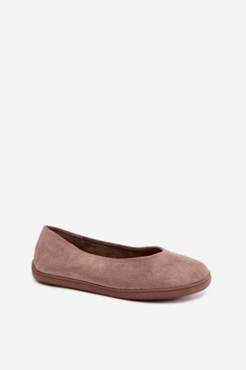 Women's Barefoot Taupe Ballerinas Hollin