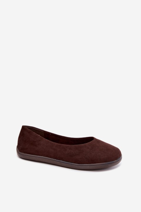 Women's Barefoot Chocolate Ballerina Flats Hollin