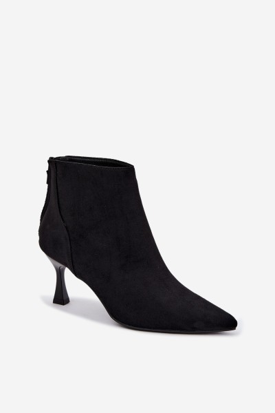 Women's Insulated Heel Boots Black Elsya 2